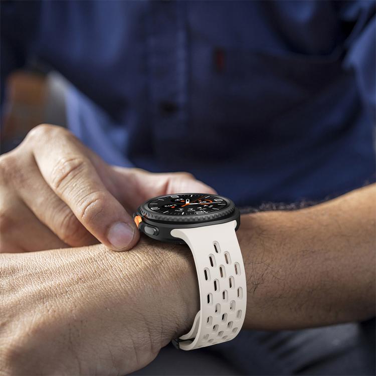 For Samsung Galaxy Watch8 / Watch8 Classic Mesh Magnetic Silicone Watch Band(Starlight) - free shipping - PMC TechLife - Order now!