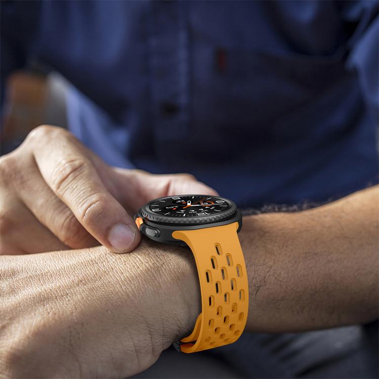 For Samsung Galaxy Watch8 / Watch8 Classic Mesh Magnetic Silicone Watch Band(Yellow) - free shipping - PMC TechLife - Order now!