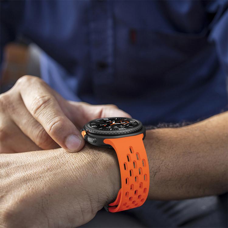 For Samsung Galaxy Watch8 / Watch8 Classic Mesh Magnetic Silicone Watch Band(Orange) - free shipping - PMC TechLife - Order now!