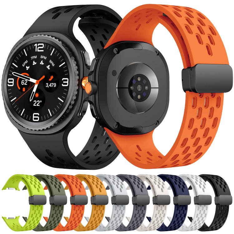For Samsung Galaxy Watch8 / Watch8 Classic Mesh Magnetic Silicone Watch Band(Gray) - free shipping - PMC TechLife - Order now!