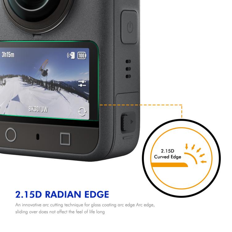 For DJI Osmo 360 ENKAY Hat-Prince 0.2mm 9H Tempered Glass Screen Protector Film - free shipping - PMC TechLife - Order now!