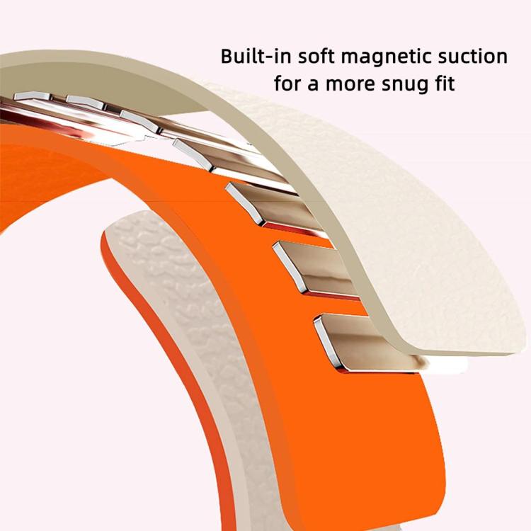 For Xiaomi Smart Band 9 Pro / Redmi Watch 5 Lychee Texture Soft Magnetic Silicone Watch Band(Blue Gray) - free shipping - PMC TechLife - Order now!