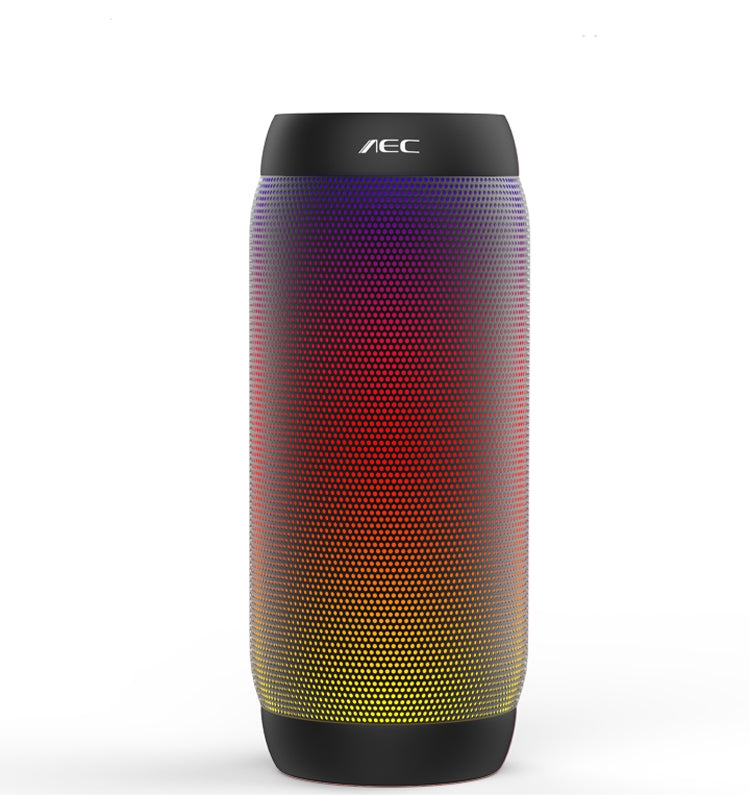 AEC BQ615 PRO Colorful LED Wireless HiFi Stereo Speaker, Combines Bluetooth + TF card player + FM radio + AUX + NFC - free shipping - PMC Jewellery - Order now!