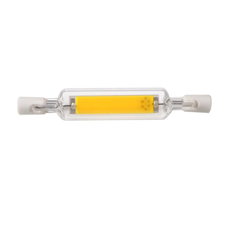 R7S 5W COB LED Lamp Bulb Glass Tube for Replace Halogen Light Spot Light,Lamp Length: 78mm, AC:220v(Warm White) - LED Blubs & Tubes by PMc TechLife | Online Shopping South Africa | PMc TechLife | Buy Now Pay Later Mobicred