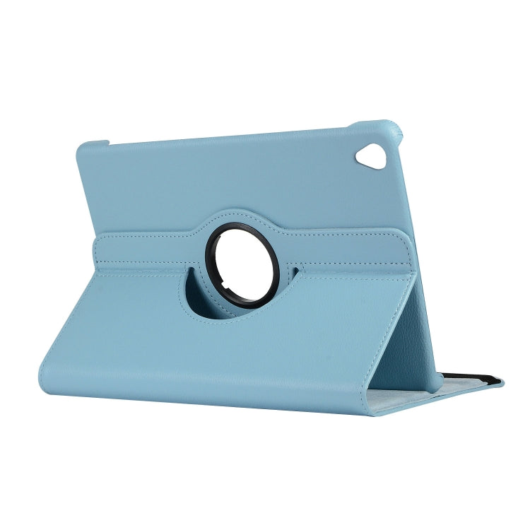 ENKAY 360 Degree Rotation Lichi Texture Leather Case with Holder for HUAWEI MediaPad M6 10.8 2019(Light Blue) - free shipping - PMc TechLife - Order now!