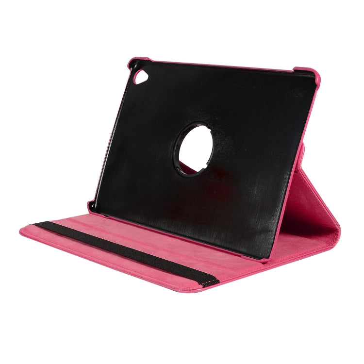ENKAY 360 Degree Rotation Lichi Texture Leather Case with Holder for HUAWEI MediaPad M6 10.8 2019(Rose) - free shipping - PMc TechLife - Order now!