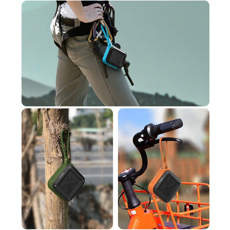 W-KING S7 Mini Wireless Waterproof Loudspeaker With TF/FM/AUX/NFC Bluetooth Bike Speaker(Army Green) - free shipping - PMC Jewellery - Order now!