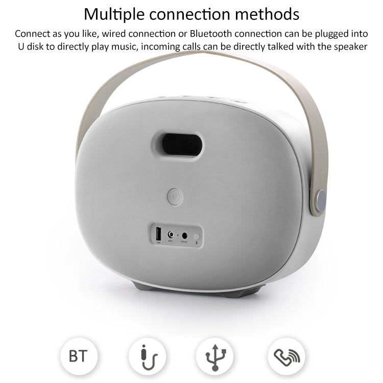 W-KING T8 HIFI Speaker 30W High Power Portable Bluetooth Speaker Wireless with FM Radio for Mobile Bluetooth Speaker(white) - free shipping - PMC Jewellery - Order now!