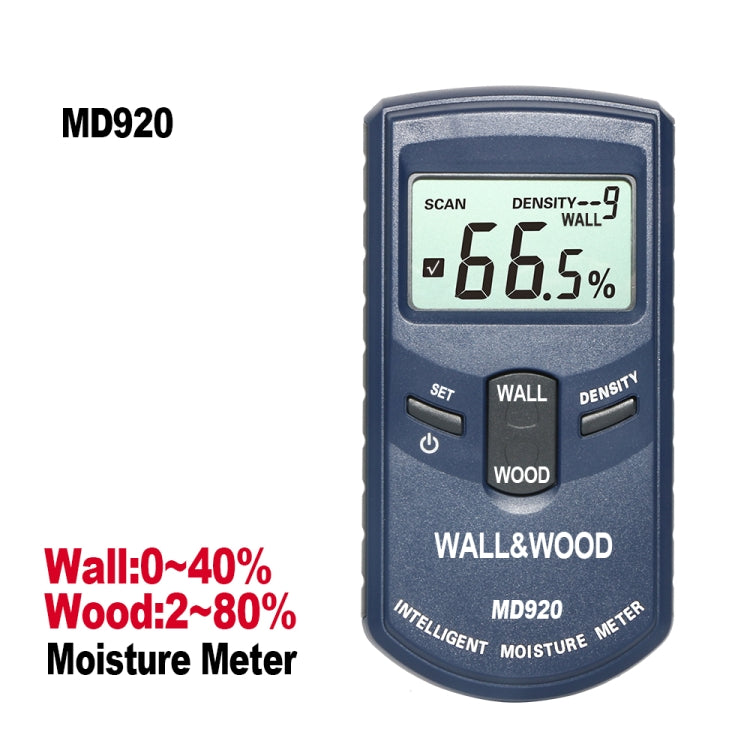 MD920 Wall Surface Wood Moisture Tester - PH & Moisture Meter by PMC Jewellery | Online Shopping South Africa | PMC Jewellery | Buy Now Pay Later Mobicred