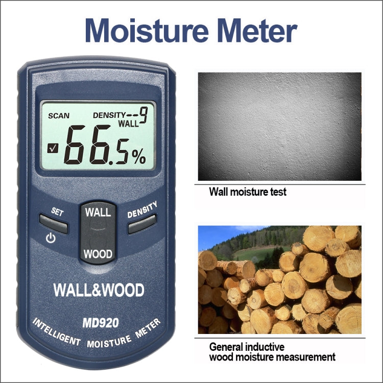 MD920 Wall Surface Wood Moisture Tester - PH & Moisture Meter by PMC Jewellery | Online Shopping South Africa | PMC Jewellery | Buy Now Pay Later Mobicred