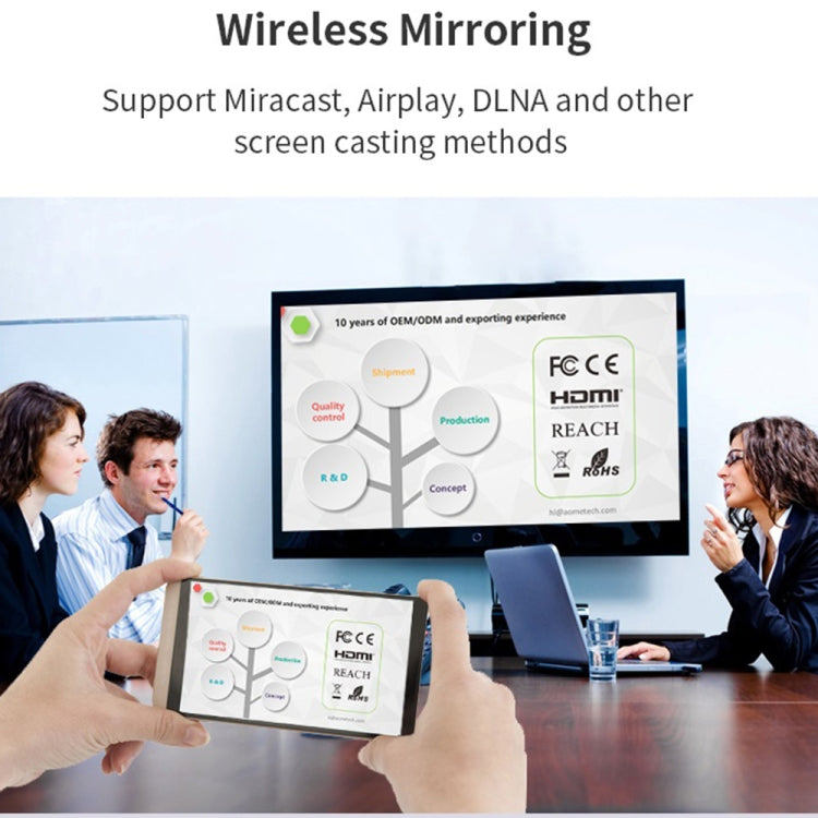 S90 DLP Android 9.0 1GB+8GB 4K Mini WiFi Smart Projector, EU Plug(Black) - Mini Projector by PMc TechLife | Online Shopping South Africa | PMc TechLife | Buy Now Pay Later Mobicred