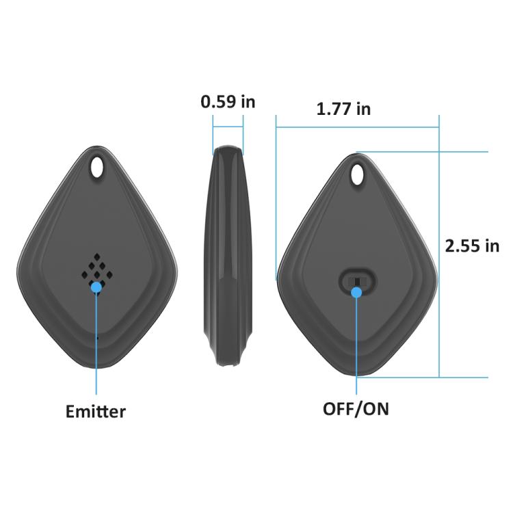 Outdoor Mosquito Repellent Portable Ultrasonic Insect Repellent Insecticide USB Charging Intelligent Frequency Conversion(Black) - free shipping - PMC TechLife - Order now!