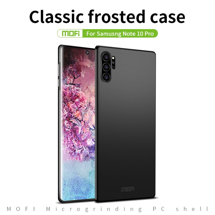 MOFI Frosted PC Ultra-thin Hard Case for Galaxy Note10 Pro(Black) - Galaxy Phone Cases by MOFI | Online Shopping South Africa | PMC Jewellery