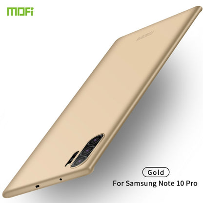 MOFI Frosted PC Ultra-thin Hard Case for Galaxy Note10 Pro(Gold) - Galaxy Phone Cases by MOFI | Online Shopping South Africa | PMC Jewellery