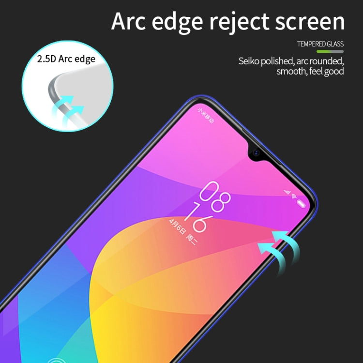 MOFI 9H 2.5D Full Screen Tempered Glass Film for Xiaomi Mi CC9(Black) -  by MOFI | Online Shopping South Africa | PMC Jewellery