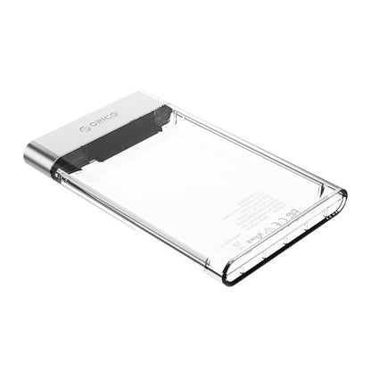 ORICO 2129U3 2.5 inch Transparent USB 3.0 Hard Drive Enclosure - HDD Enclosure by ORICO | Online Shopping South Africa | PMC Jewellery | Buy Now Pay Later Mobicred