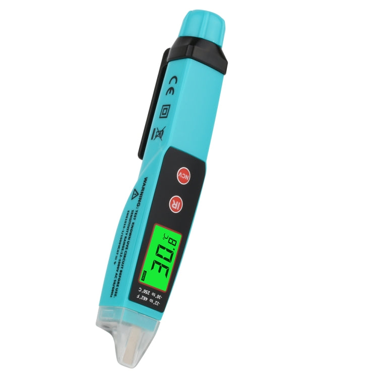 JHL-18A Digital Non-Contact Thermometer AC Voltage Detector Infrared Thermometer Voltage Pen Type Handheld Induction Voltage Tester - Current & Voltage Tester by PMC Jewellery | Online Shopping South Africa | PMC Jewellery | Buy Now Pay Later Mobicred