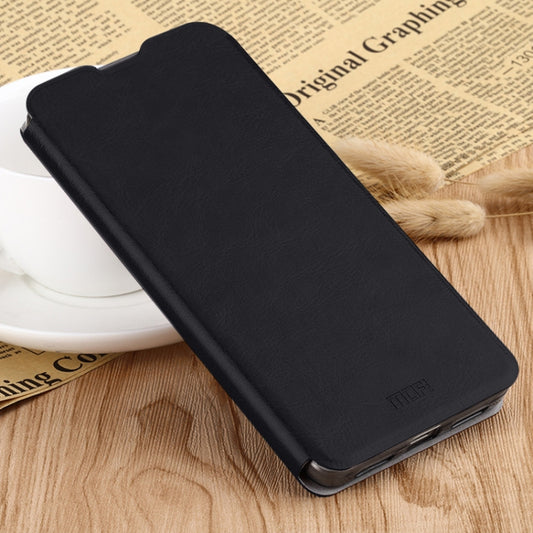 MOFI Rui Series Classical Leather Flip Leather Case With Bracket Embedded Steel Plate All-inclusive for Xiaomi Mi CC9 / CC9 Mito Custom Edition(Black) - Xiaomi Cases by MOFI | Online Shopping South Africa | PMC Jewellery