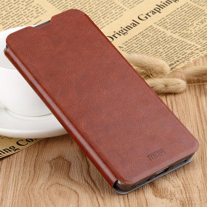 MOFI Rui Series Classical Leather Flip Leather Case With Bracket Embedded Steel Plate All-inclusive for Xiaomi RedMi 7(Brown) - Xiaomi Cases by MOFI | Online Shopping South Africa | PMC Jewellery