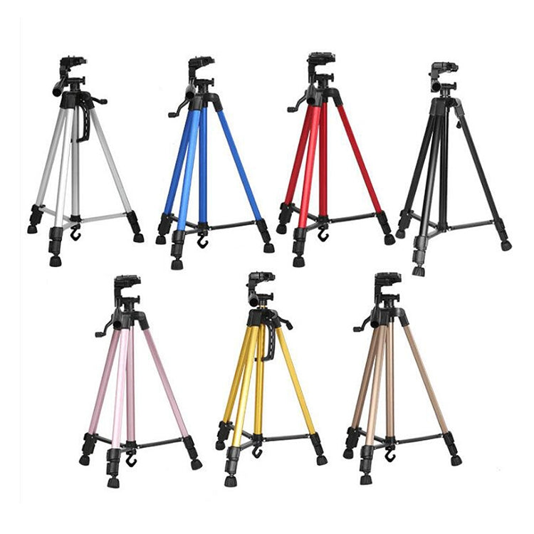 Portable Phone Live Selfie 3366 Tripod Stand DV SLR Camera Self-timer Full Light Bracket(Yellow) - Tripods by PMC TechLife | Online Shopping South Africa | PMC TechLife | Buy Now Pay Later Mobicred