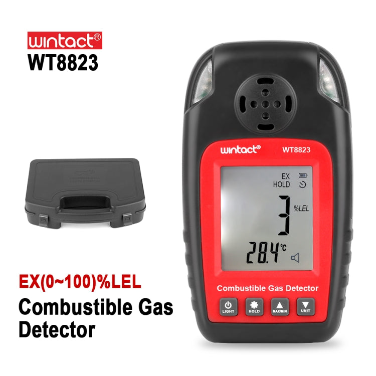 Wintact WT8823 Combustible Gas Alarm Detector Gas Leakage Flammable Natural Digital LCD Display Gas Leak Detector Monitor Gas Analyzer - free shipping - PMC Jewellery - Order now!