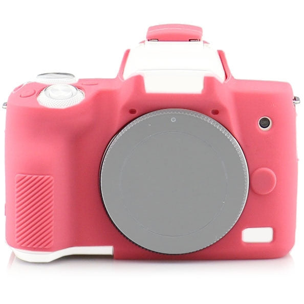 Richwell  Silicone Armor Skin Case Body Cover Protector for Canon EOS M50 Body Digital Camera(Pink) - Protective Case by Richwell | Online Shopping South Africa | PMC TechLife | Buy Now Pay Later Mobicred