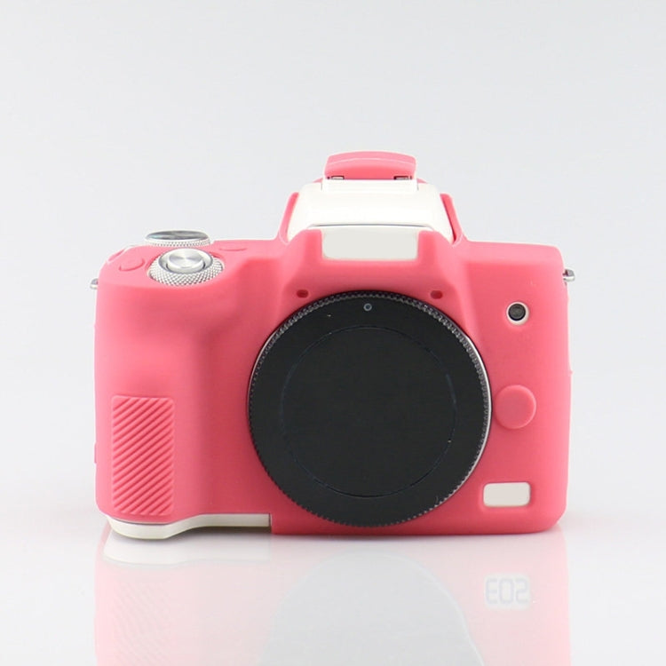 Richwell  Silicone Armor Skin Case Body Cover Protector for Canon EOS M50 Body Digital Camera(Pink) - Protective Case by Richwell | Online Shopping South Africa | PMC TechLife | Buy Now Pay Later Mobicred