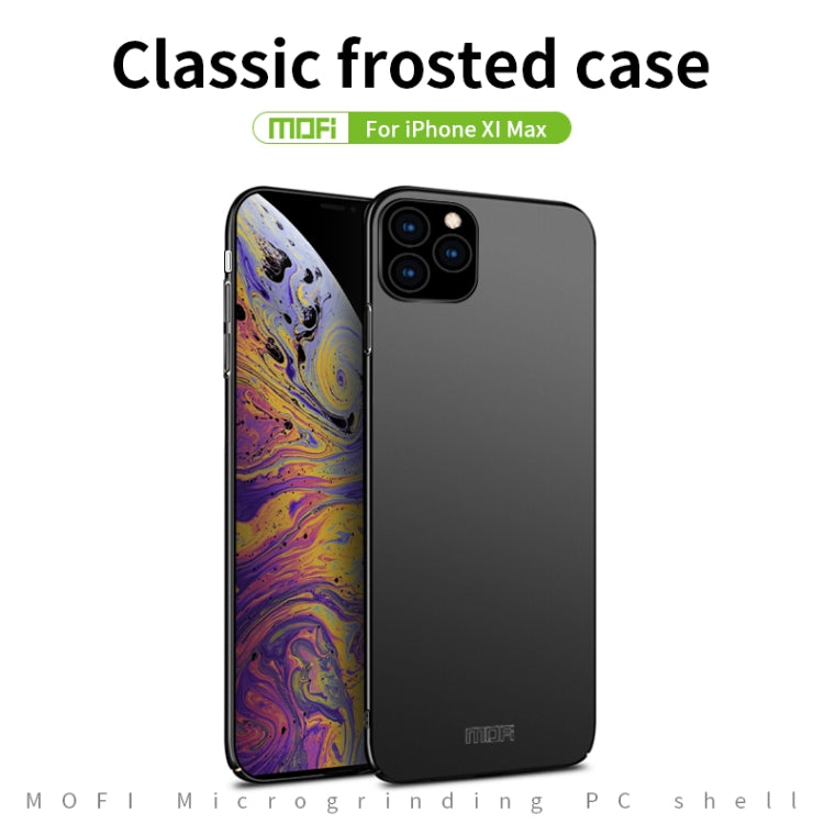 For iPhone 11 Pro Max MOFI Frosted PC Ultra-thin Hard Case (Red) - iPhone 11 Pro Max Cases by MOFI | Online Shopping South Africa | PMC Jewellery