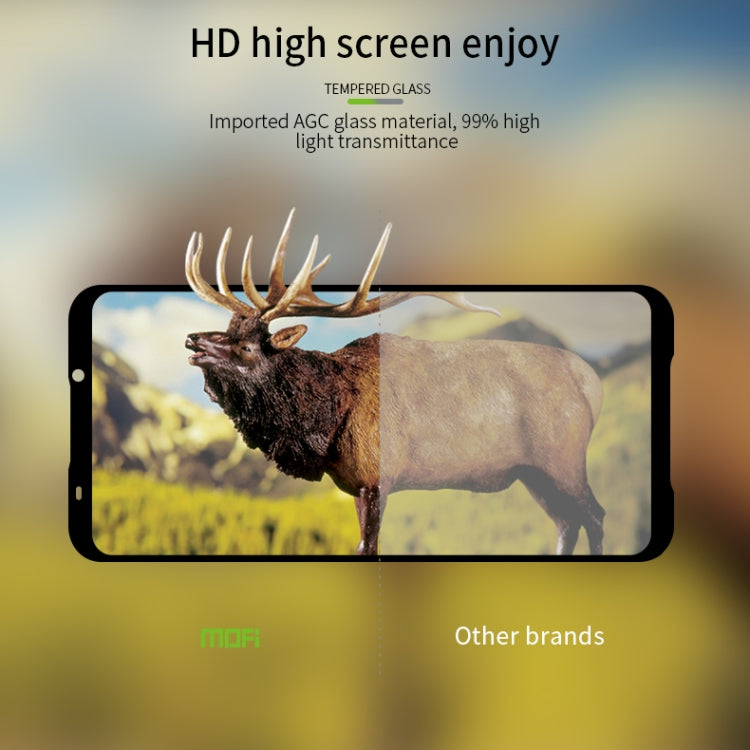 MOFI 9H 2.5D Full Screen Tempered Glass Film for Xiaomi Black shark2 Pro(Black) -  by MOFI | Online Shopping South Africa | PMC Jewellery