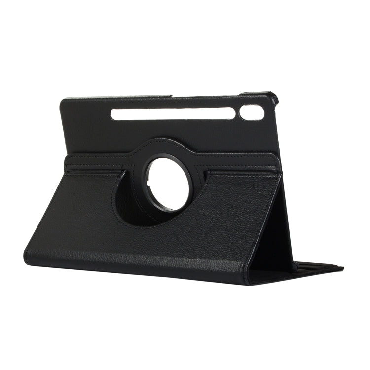 ENKAY 360 Degree Rotation Lichi Texture Leather Case with Holder for Samsung Galaxy Tab S6 10.5 T860 / T865(Black) - free shipping - PMc TechLife - Order now!