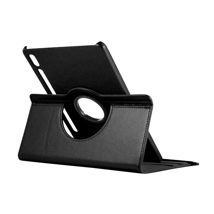ENKAY 360 Degree Rotation Lichi Texture Leather Case with Holder for Samsung Galaxy Tab S6 10.5 T860 / T865(Black) - free shipping - PMc TechLife - Order now!