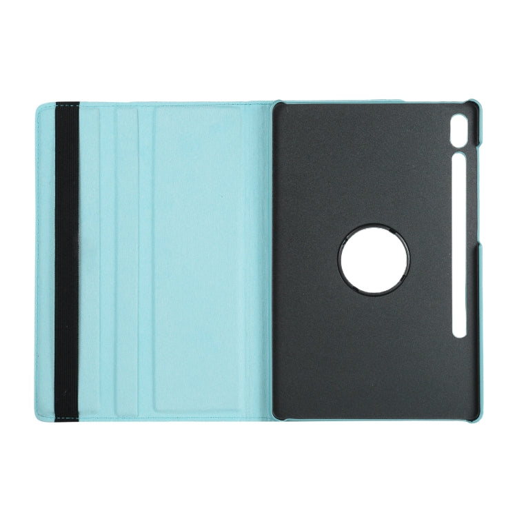 ENKAY 360 Degree Rotation Lichi Texture Leather Case with Holder for Samsung Galaxy Tab S6 10.5 T860 / T865(Light Blue) - free shipping - PMc TechLife - Order now!