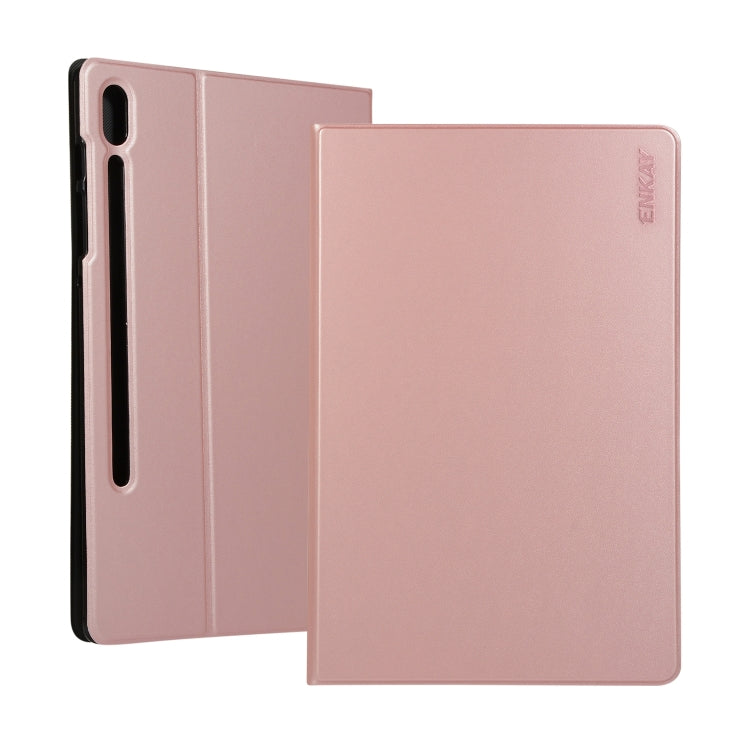 ENKAY Horizontal Flip PU Leather Case with Holder for Galaxy Tab S6 10.5 T860 / T865(Rose Gold) - free shipping - PMc TechLife - Order now!