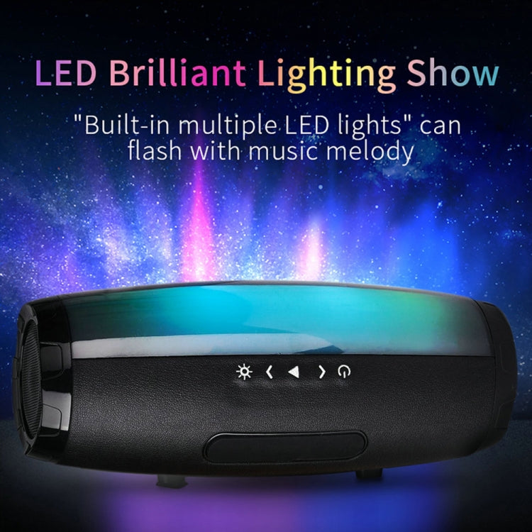 T&G TG165 5W*2 Portable Wireless Speaker Speaker With Dancing LED Flashing Light Mp3 AUX USB FM Radio Stereo Subwoofer(Green) - free shipping - PMC Jewellery - Order now!