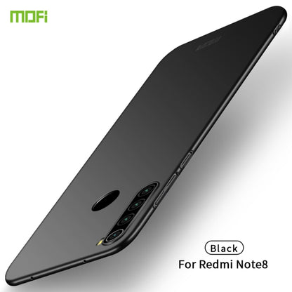 For Xiaomi RedMi Note8 MOFI Frosted PC Ultra-thin Hard Case(Black) - Xiaomi Cases by MOFI | Online Shopping South Africa | PMC Jewellery