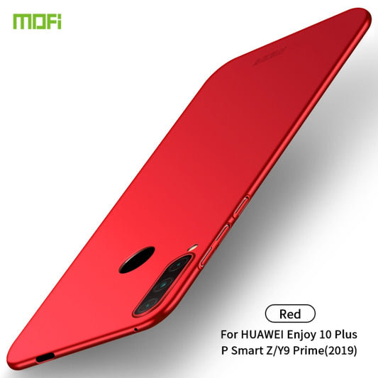 For Huawei P Smart Z/Y9 Prime 2019 MOFI Frosted PC Ultra-thin Hard Case(Red) - Huawei Cases by MOFI | Online Shopping South Africa | PMC Jewellery