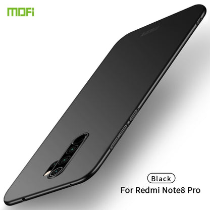 For Xiaomi RedMi Note8 Pro MOFI Frosted PC Ultra-thin Hard Case(Black) - Xiaomi Cases by MOFI | Online Shopping South Africa | PMC Jewellery