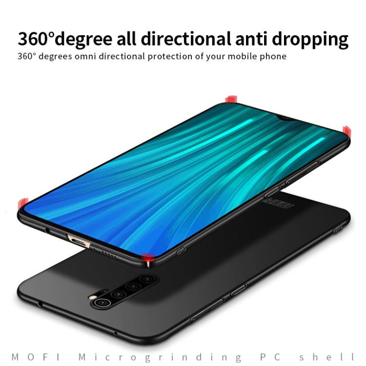 For Xiaomi RedMi Note8 Pro MOFI Frosted PC Ultra-thin Hard Case(Blue) - Xiaomi Cases by MOFI | Online Shopping South Africa | PMC Jewellery