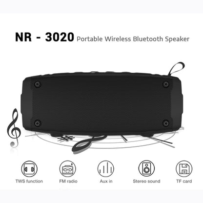 NewRixing NR-3020 Outdoor TWS Wireless Bluetooth Stereo Waterproof Dustproof Shockproof Speaker(Blue) - Desktop Speaker by NewRixing | Online Shopping South Africa | PMC Jewellery | Buy Now Pay Later Mobicred