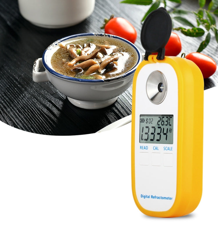 DR201 Digital Salt Refractometer Salinity Specific Gravity Meter 0~28% Refractometer Food Salt Content Tester Sodium Chloride NaCl - Digital Refractometer by PMC TechLife | Online Shopping South Africa | PMC TechLife | Buy Now Pay Later Mobicred