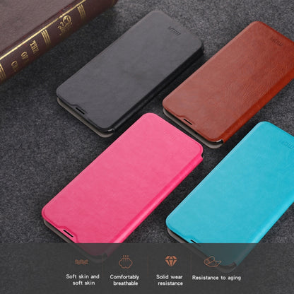 For Xiaomi RedMi Note8 MOFI Rui Series Classical Leather Flip Leather Case With Bracket Embedded Steel Plate All-inclusive(Black) - Xiaomi Cases by MOFI | Online Shopping South Africa | PMC Jewellery