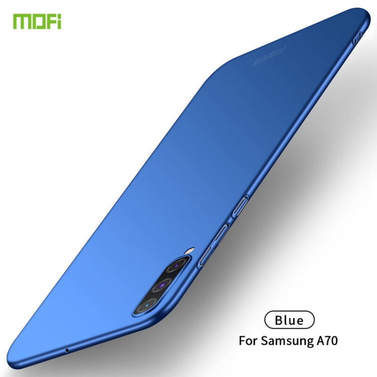 For Galaxy A70 MOFI Frosted PC Ultra-thin Hard Case(Blue) - Galaxy Phone Cases by MOFI | Online Shopping South Africa | PMC TechLife | Buy Now Pay Later Mobicred