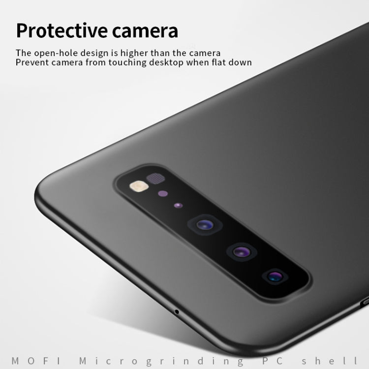 For Galaxy S10 5G MOFI Frosted PC Ultra-thin Hard Case(Black) - Galaxy Phone Cases by MOFI | Online Shopping South Africa | PMC Jewellery