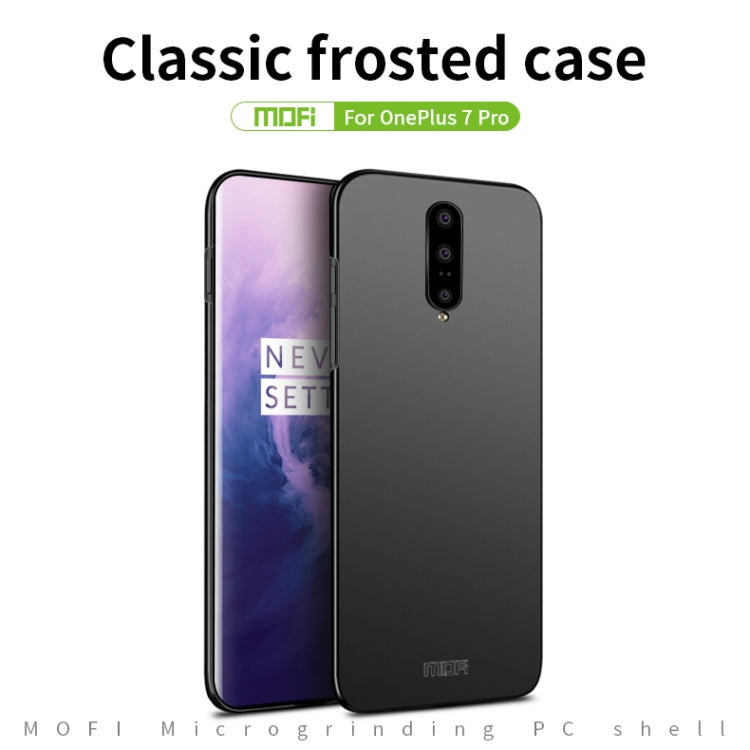 For Oneplus7 Pro MOFI Frosted PC Ultra-thin Hard Case(Blue) - OnePlus Cases by MOFI | Online Shopping South Africa | PMC Jewellery