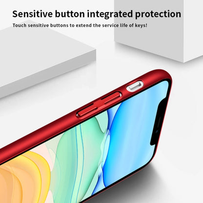 For iPhone 11 MOFI Breathable PC Ultra-thin All-inclusive Protective Case(Red) - iPhone 11 Cases by MOFI | Online Shopping South Africa | PMC Jewellery