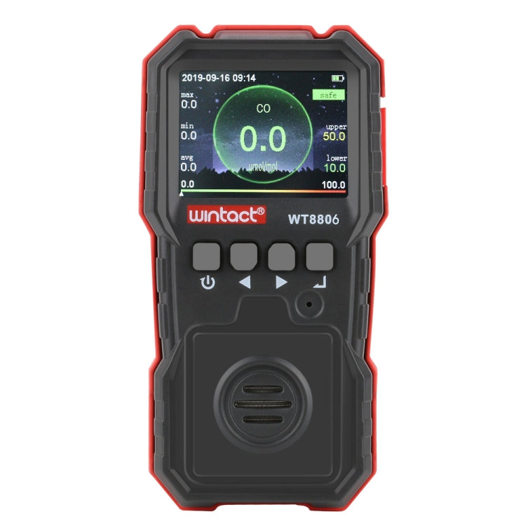 WINTACT WT8806 Carbon Monoxide Monitor Professional Rechargeable Gas Sensor High Sensitive Poisoning Sound-light Vibration Alarm CO Detector - free shipping - PMC Jewellery - Order now!