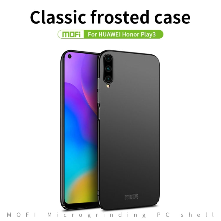 For Huawei Honor Play 3 MOFI Frosted PC Ultra-thin Hard Case(Blue) - Honor Cases by MOFI | Online Shopping South Africa | PMC Jewellery