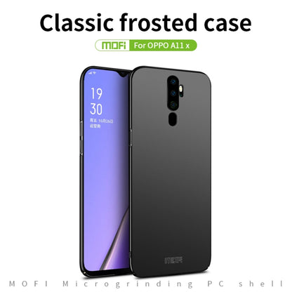 For  OPPO A11x MOFI Frosted PC Ultra-thin Hard Case(Gold) - OPPO Cases by MOFI | Online Shopping South Africa | PMC Jewellery