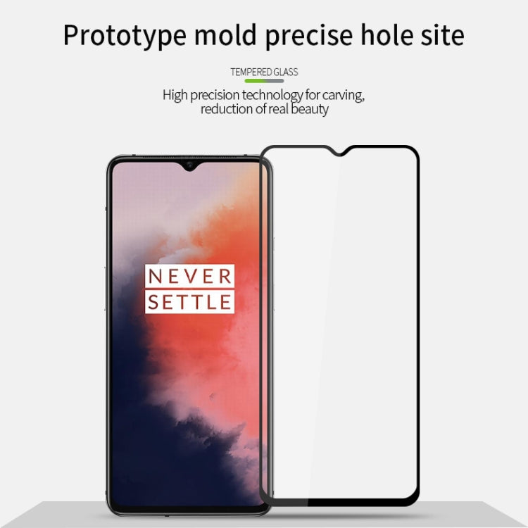 For Oneplus 7T MOFI 9H 2.5D Full Screen Tempered Glass Film(Black) - OnePlus Tempered Glass by MOFI | Online Shopping South Africa | PMC Jewellery