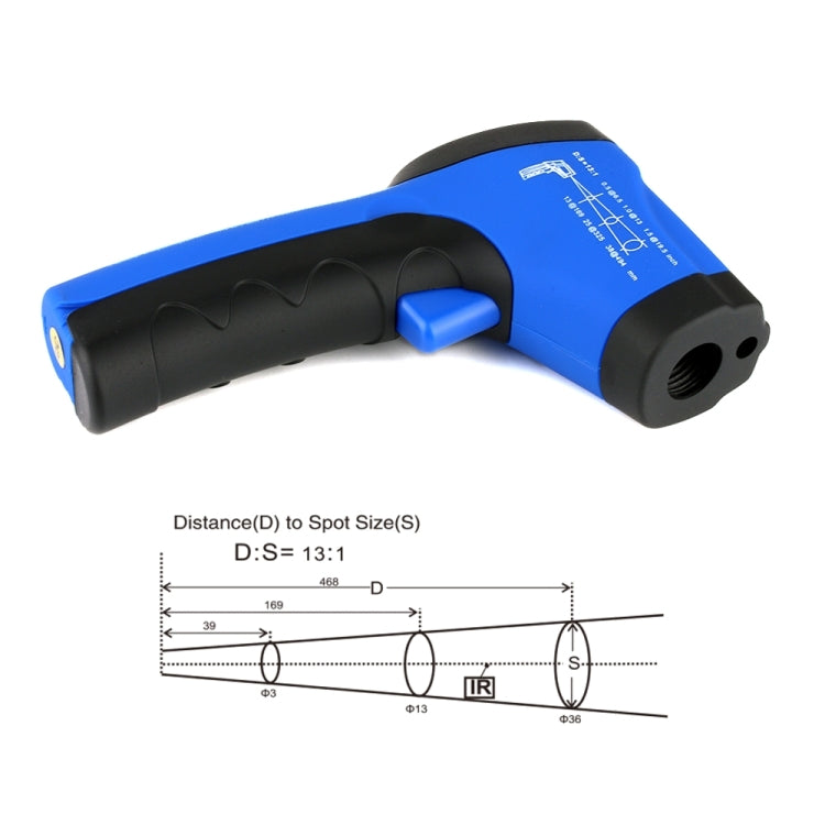 FLUS IR-801H -50～350℃Laser Infrared  Mini Handheld Portable Digital Electronic Outdoor Non-contact Thermometer - free shipping - PMC Jewellery - Order now!